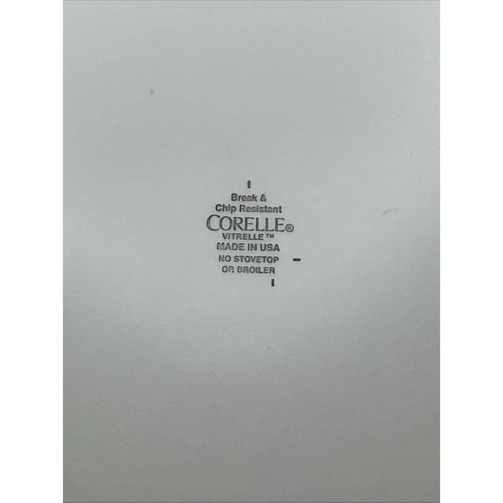 Vintage Corelle Winter Frost White 10.25